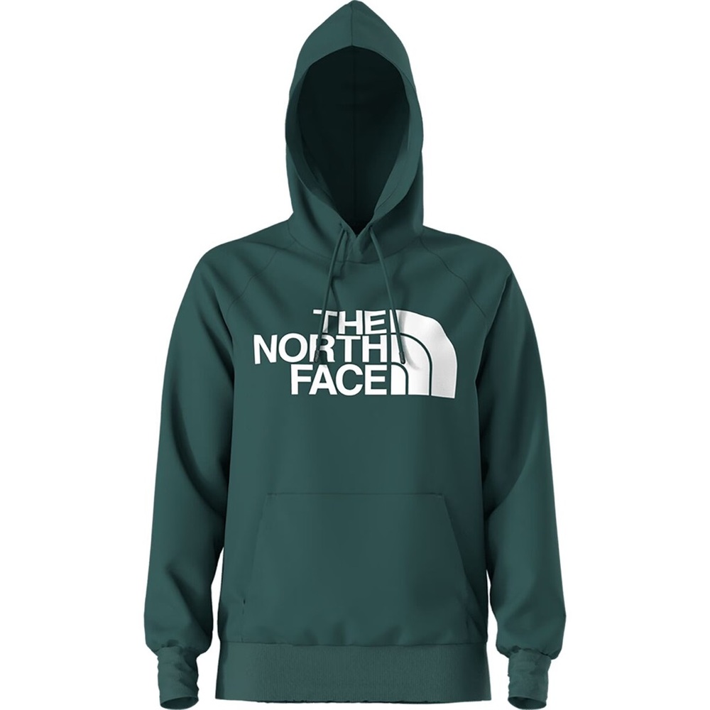 The North Face Teal Hoodie with White Logo